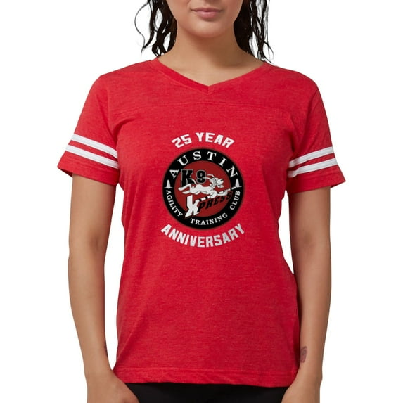 CafePress - K9xpress 25 Year Anniversary T Shirt - Womens Football Shirt