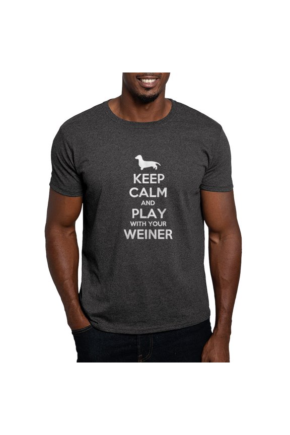 - KEEPCALM_PLAY_10 T Shirt - Men's Classic Graphic Cotton T-Shirt