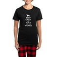 thumbnail image 1 of CafePress - Women's Dark Pajamas - Women's Short Sleeve Print T-Shirt and Pants Dark Cotton Pajama Set, 1 of 7