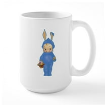 CafePress - KEWPIE BABY's FIRST EASTER Large Mug - 15 oz Ceramic Large White Novelty Mug
