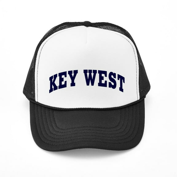 CafePress - KEY WEST - Adjustable Unisex Printed Trucker Hat with Mesh Back