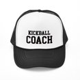 thumbnail image 1 of CafePress - KICKBALL Coach - Adjustable Unisex Printed Trucker Hat with Mesh Back, 1 of 8