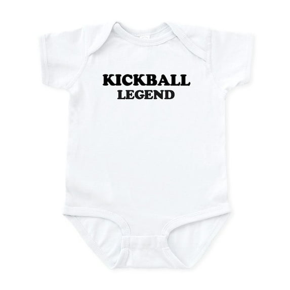 CafePress - KICKBALL Legend Infant Bodysuit - Baby Light Bodysuit, Size Newborn - 24 Months