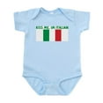 thumbnail image 1 of CafePress - KISS ME IM ITALIAN Infant Bodysuit - Baby Light Bodysuit, Size Newborn - 24 Months, 1 of 4