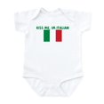 thumbnail image 1 of CafePress - KISS ME IM ITALIAN Infant Bodysuit - Baby Light Bodysuit, Size Newborn - 24 Months, 1 of 4