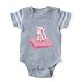 thumbnail image 1 of CafePress - KITTY PILLOW - Cute Infant Baby Football Bodysuit, 1 of 3