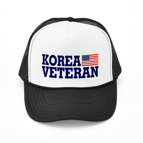 CafePress - KOREA VETERAN - Adjustable Unisex Printed Trucker Hat with Mesh Back