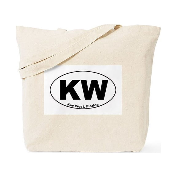 CafePress - KW (Key West) Tote Bag - Unisex Canvas Tote Bag, Beige, 1-Piece