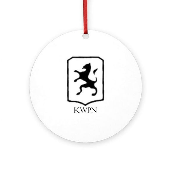 CafePress - KWPN -  Round Wood Ornament 4"