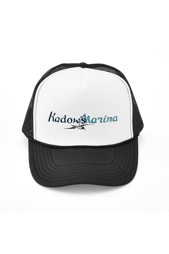 - Kadow's Marina - Adjustable Unisex Printed Trucker Hat with Mesh Back