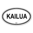 thumbnail image 1 of CafePress - Kailua (Hawaii) Oval Sticker - Sticker (Oval), 1 of 1