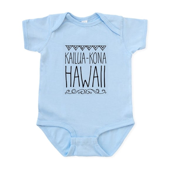 CafePress - Kailua Kona Hawaii Body Suit - Baby Light Bodysuit, Size Newborn - 24 Months