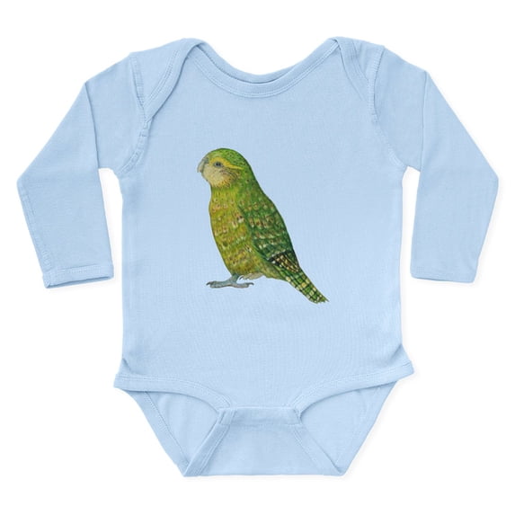 CafePress - Kakapo Female Body Suit - Long Sleeve Cotton Baby Bodysuit