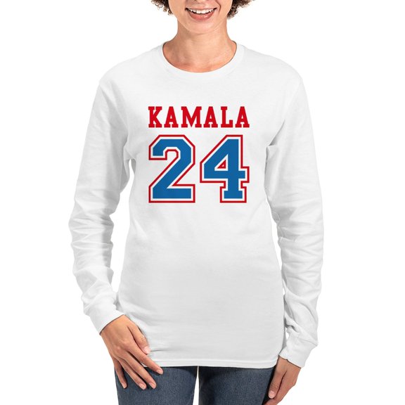 CafePress - Kamala 24 Women's Long Sleeve T Shirt - Women's Long Sleeve Graphic Casual T-Shirt