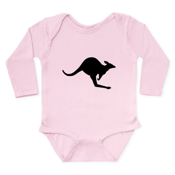 CafePress - Kangaroo Body Suit - Long Sleeve Cotton Baby Bodysuit
