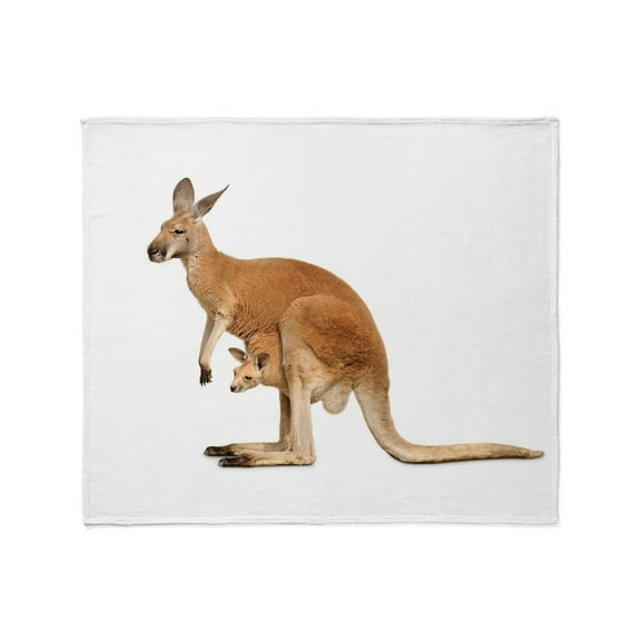 CafePress - Kangaroo Throw Blanket - Soft Fleece Throw Blanket, 50"x60" for All Ages