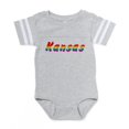 thumbnail image 1 of CafePress - Kansas Rbw Txt - Cute Infant Baby Football Bodysuit, 1 of 3
