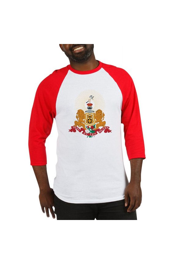 - Kappa Alpha Order Coat Of Arms Baseball Jersey - Cotton Baseball Jersey, 3/4 Raglan Sleeve Shirt