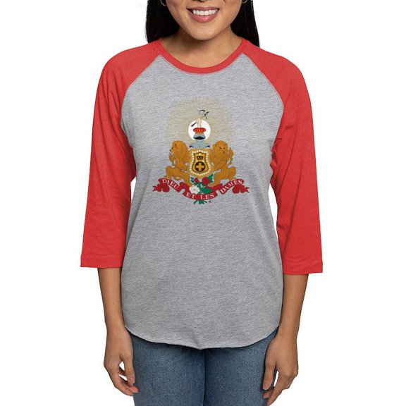 CafePress - Kappa Alpha Order Coat Of Arms Long Sleeve T Shirt - Womens Baseball Tee