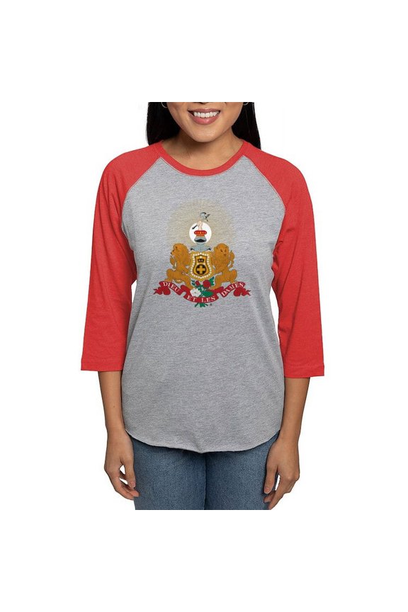 - Kappa Alpha Order Coat Of Arms Long Sleeve T Shirt - Womens Baseball Tee