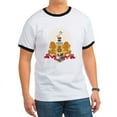 thumbnail image 1 of CafePress - Kappa Alpha Order Coat Of Arms T Shirt - 100% Cotton Ringed T-Shirt, 1 of 4