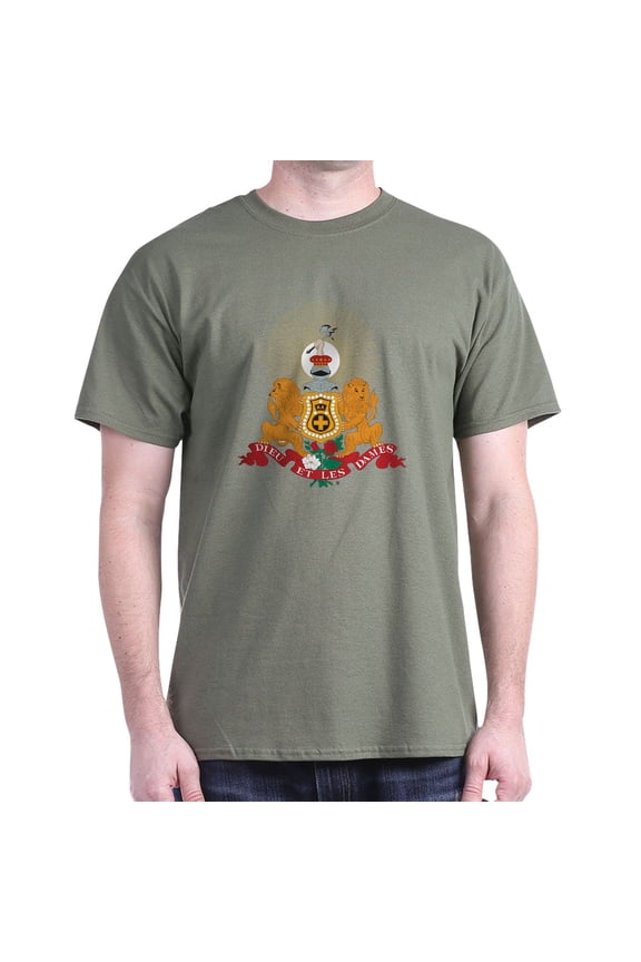 - Kappa Alpha Order Coat Of Arms T Shirt - Men's Classic Graphic Cotton T-Shirt