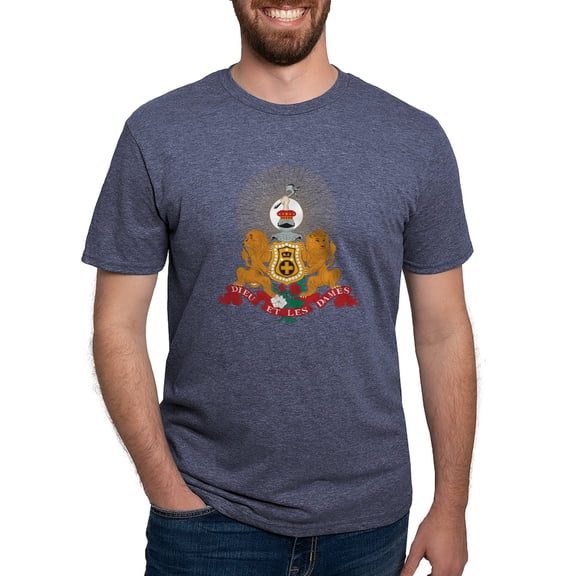 CafePress - Kappa Alpha Order Coat Of Arms T Shirt - Mens Tri-blend T-Shirt
