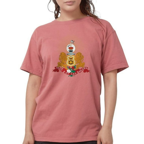 CafePress - Kappa Alpha Order Coat Of Arms T Shirt - Womens Comfort Colors® Shirt