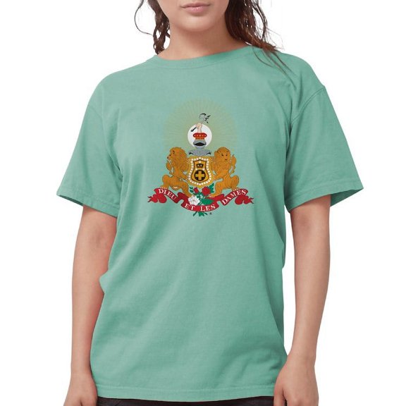 CafePress - Kappa Alpha Order Coat Of Arms T Shirt - Womens Comfort Colors® Shirt