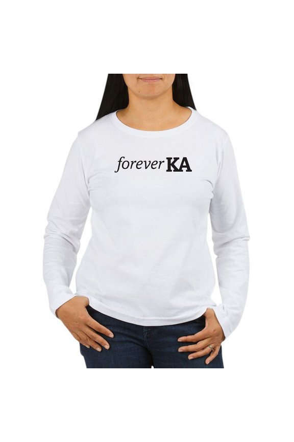 - Kappa Alpha Order Forever KA Long Sleeve T Shirt - Women's Long Sleeve Graphic Casual T-Shirt
