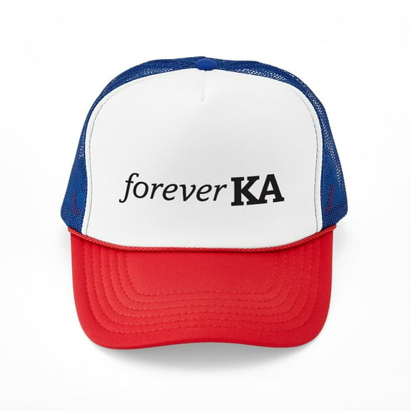 CafePress - Kappa Alpha Order Forever KA - Adjustable Unisex Printed Trucker Hat with Mesh Back
