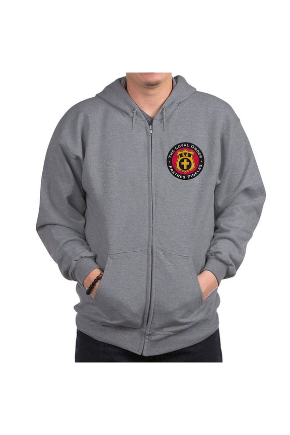 - Kappa Alpha Order Loyal Order Sweatshirt - Zip Hoodie, Classic Hooded Sweatshirt with Metal Zipper