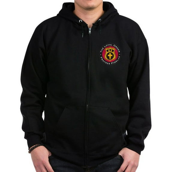 CafePress - Kappa Alpha Order Loyal Order Sweatshirt - Zip Hoodie, Classic Hooded Sweatshirt with Metal Zipper