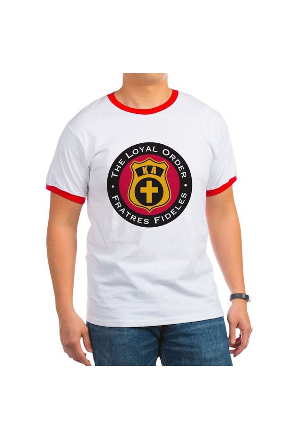 - Kappa Alpha Order Loyal Order T Shirt - 100% Cotton Ringed T-Shirt