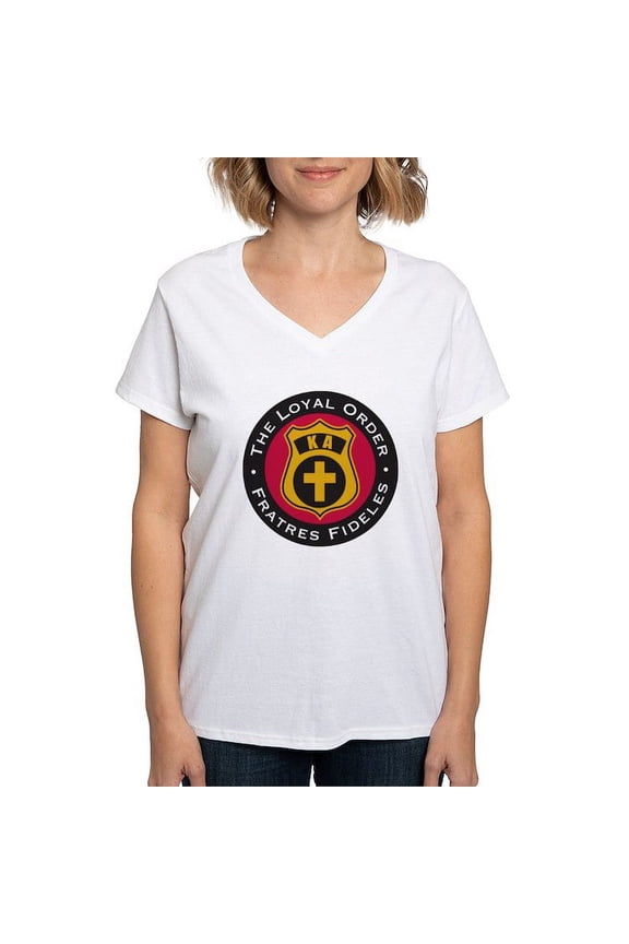 - Kappa Alpha Order Loyal Order T Shirt - Womens Cotton V-Neck T-shirt