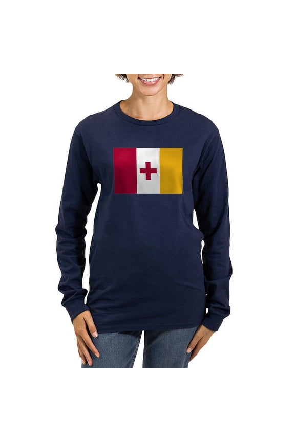 - Kappa Alpha Order Official Flag Long Sleeve T Shirt - Women's Long Sleeve Graphic Tee Casual Fit