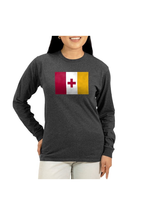 - Kappa Alpha Order Official Flag Long Sleeve T Shirt - Women's Long Sleeve Graphic Tee Casual Fit