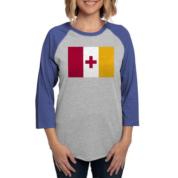 CafePress - Kappa Alpha Order Official Flag Long Sleeve T Shirt - Womens Baseball Tee
