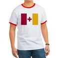 thumbnail image 1 of CafePress - Kappa Alpha Order Official Flag T Shirt - 100% Cotton Ringed T-Shirt, 1 of 4