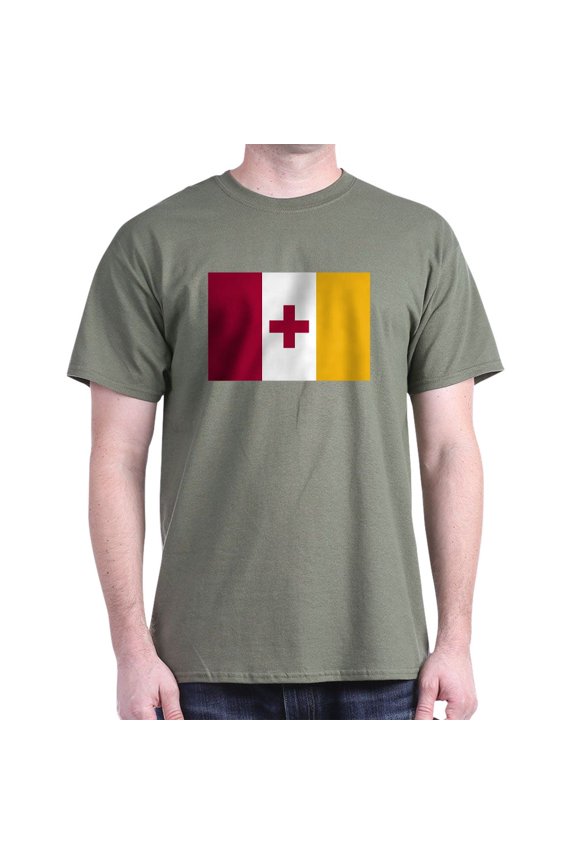 - Kappa Alpha Order Official Flag T Shirt - Men's Classic Graphic Cotton T-Shirt
