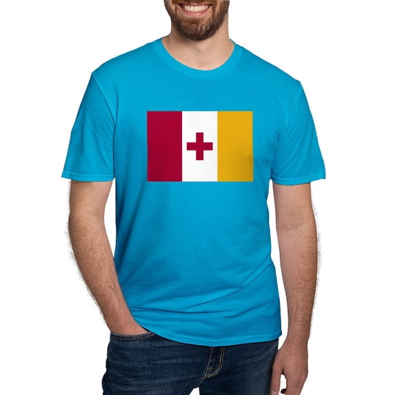 CafePress - Kappa Alpha Order Official Flag T Shirt - Men's Fitted T-Shirt