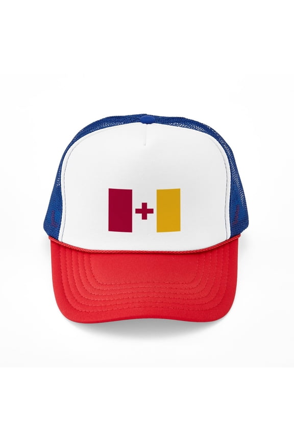 - Kappa Alpha Order Official Flag - Adjustable Unisex Printed Trucker Hat with Mesh Back