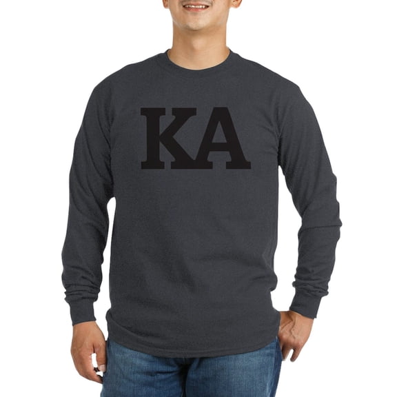CafePress - Kappa Alpha Order Official KA Long Sleeve T Shirt - Long Sleeve Dark T-Shirt
