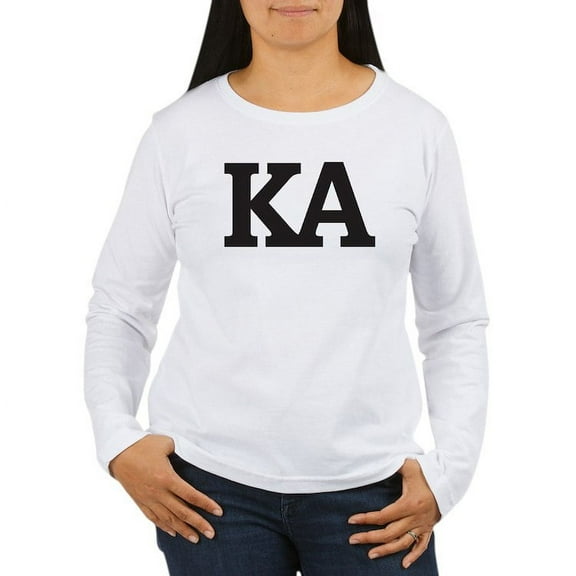 CafePress - Kappa Alpha Order Official KA Long Sleeve T Shirt - Women's Long Sleeve Graphic Casual T-Shirt