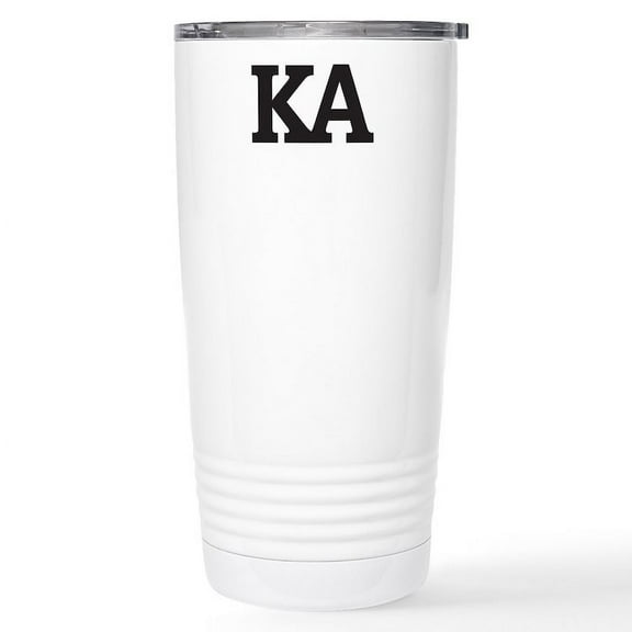 CafePress - Kappa Alpha Order Official KA Mugs - Insulated Stainless Steel Travel Tumbler 20 oz.