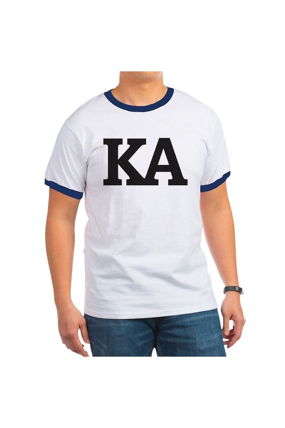 - Kappa Alpha Order Official KA T Shirt - 100% Cotton Ringed T-Shirt