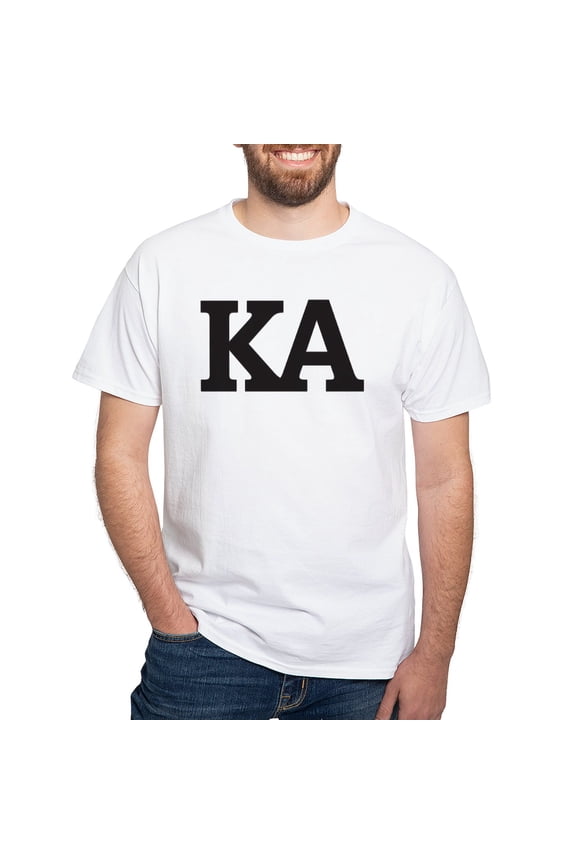 - Kappa Alpha Order Official KA T Shirt - Men's White Classic Cotton T-Shirts