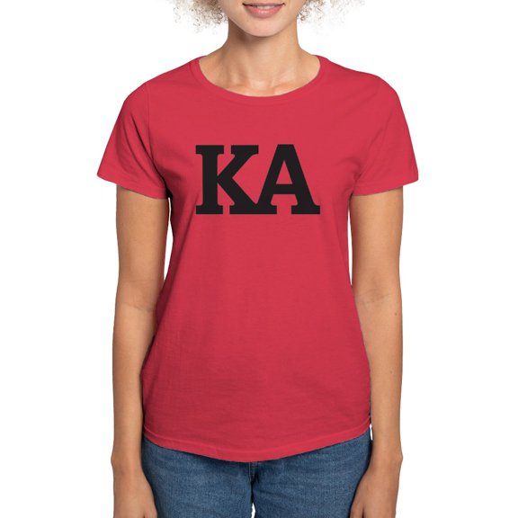 CafePress - Kappa Alpha Order Official KA T Shirt - Women's Traditional Fit Dark T-Shirt