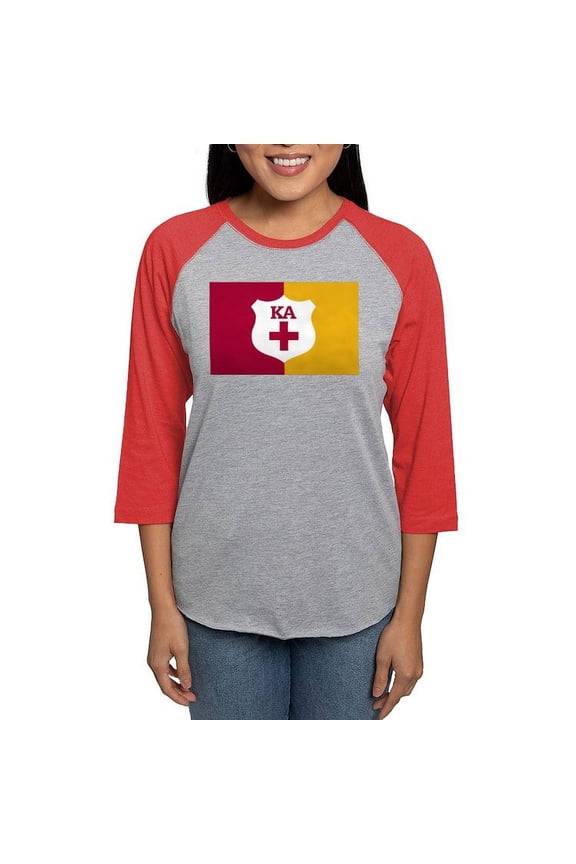 - Kappa Alpha Order Supplemental Flag Long Sleeve T Shirt - Womens Baseball Tee