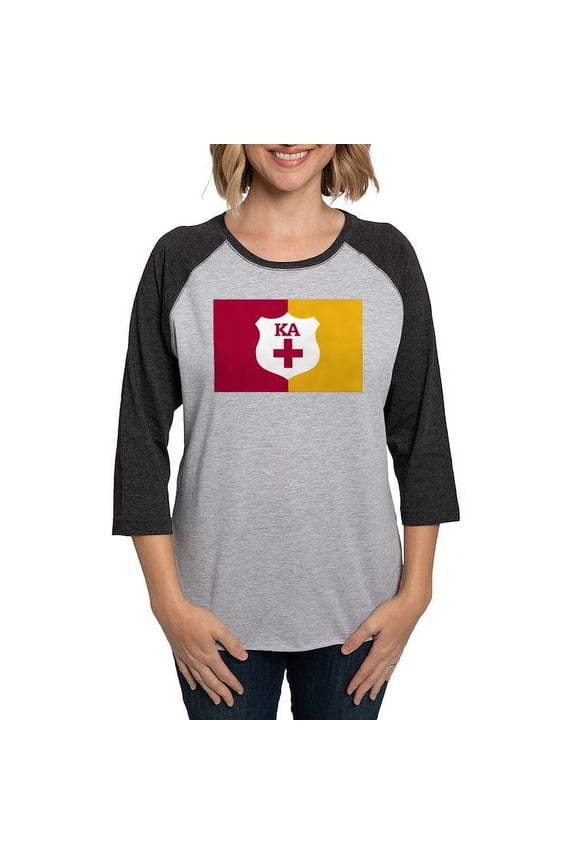 - Kappa Alpha Order Supplemental Flag Long Sleeve T Shirt - Womens Baseball Tee
